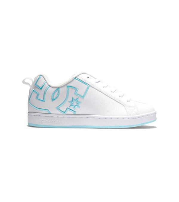 Sneakers DC Shoes Court graffik 300678 WHITE/WHITE/BLUE (XWWB) Άσπρο Διαθέσιμο για γυναίκες. 36,37,38,39,40. 