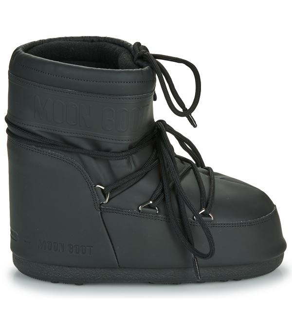 Μπότες για σκι Moon Boot MB ICON LOW RUBBER Black Διαθέσιμο για γυναίκες. 36 / 38,39 / 41. 