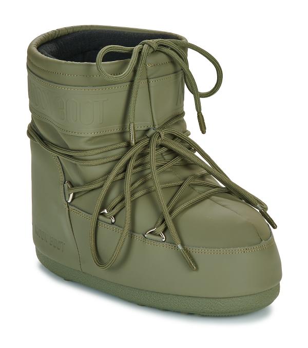 Μπότες για σκι Moon Boot MB ICON LOW RUBBER Green Διαθέσιμο για γυναίκες. 36 / 38,39 / 41. 