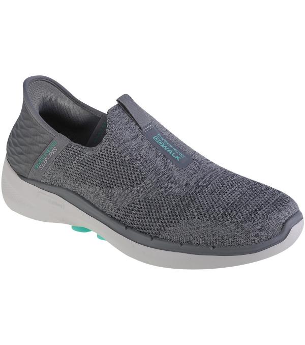 Xαμηλά Sneakers Skechers Slip-Ins: GO WALK 6 - Fabulous View Grey Διαθέσιμο για γυναίκες. 36. 