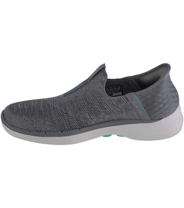 Xαμηλά Sneakers Skechers Slip-Ins: GO WALK 6 - Fabulous View Grey Διαθέσιμο για γυναίκες. 36. 