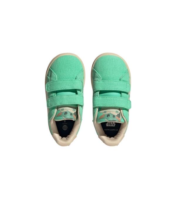 Sneakers adidas Grand Court Grogu CF I IG0450 Green Διαθέσιμο για αγόρια. 20,24,25,27. 