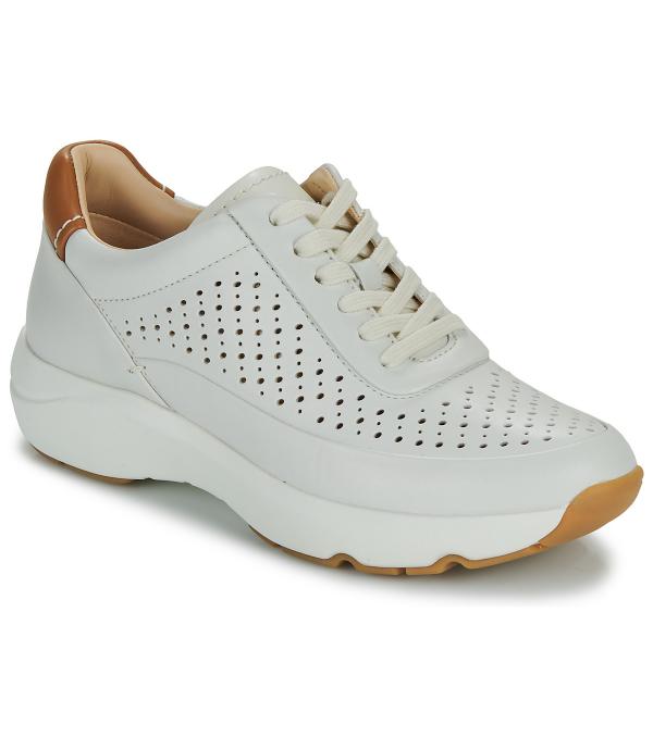 Xαμηλά Sneakers Clarks TIVOLI GRACE Άσπρο Διαθέσιμο για γυναίκες. 36,38,39,40,41,42,37 1/2,41 1/2,39 1/2. 