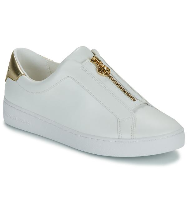 Xαμηλά Sneakers MICHAEL Michael Kors KEATON ZIP SLIP ON Άσπρο Διαθέσιμο για γυναίκες. 37,38,39,38 1/2. 