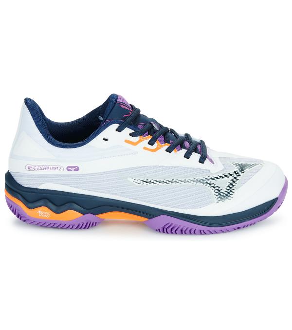 Παπούτσια του τέννις Mizuno WAVE EXCEED LIGHT 2 PADEL Άσπρο Διαθέσιμο για γυναίκες. 37,38,39,40. 