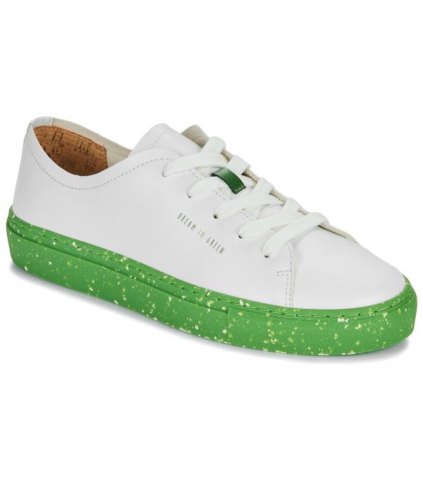 Xαμηλά Sneakers Dream in Green JOBI Άσπρο Διαθέσιμο για γυναίκες. 36,38,39,41,35. VEGAN eξωτερική επιφάνεια - επένδυση jersey tex eco - σόλα από ανακυκλωμένο υλικό [Παραγωγή] [Διανομή] [Εργαστήριο] [Δέρμα]