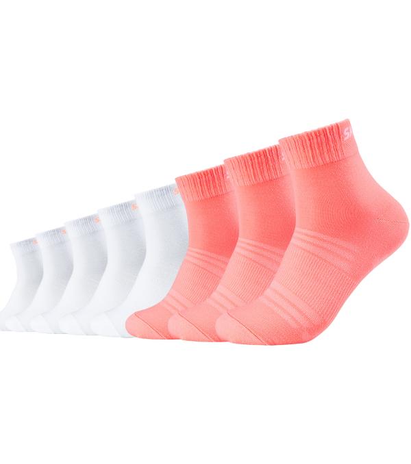 Αθλητικές κάλτσες Skechers 3PPK Wm Mesh Ventilation Quarter Socks Multicolour Διαθέσιμο για γυναίκες. 39 / 42. 