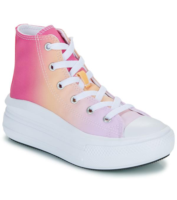 Ψηλά Sneakers Converse CHUCK TAYLOR ALL STAR MOVE PLATFORM BRIGHT OMBRE Multicolour Διαθέσιμο για κορίτσια. 27,28,29,30,31,34,35. 