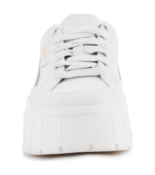 Xαμηλά Sneakers Puma Mayze Stack Premium Whisper White Lilac 384421-01 Άσπρο Διαθέσιμο για γυναίκες. 36,37,38,39,40,37 1/2. 