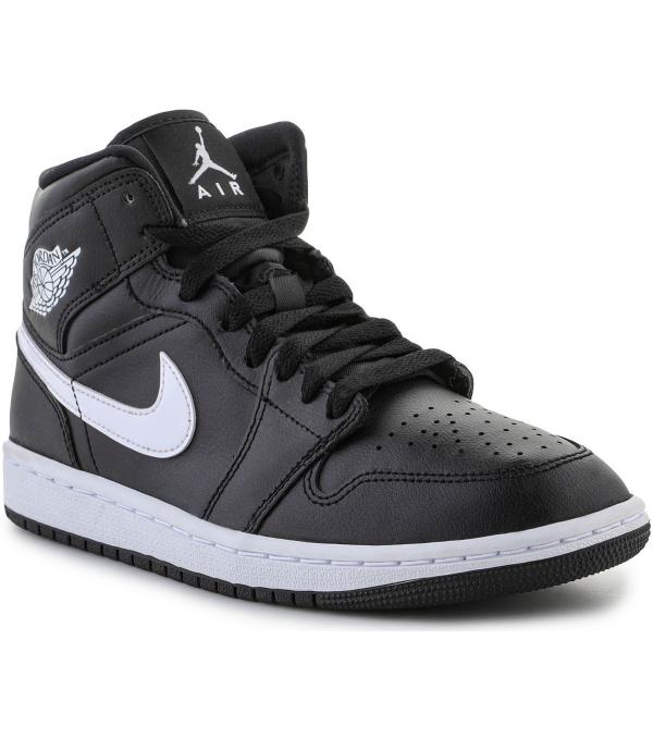 Παπούτσια του Μπάσκετ Nike Air Jordan 1 Mid Wmns "Black White" DV0991-001 Multicolour Διαθέσιμο για γυναίκες. 38,39,38 1/2. 
