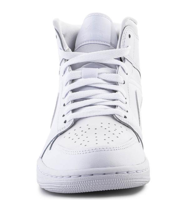 Παπούτσια του Μπάσκετ Nike Air Jordan 1 Mid DV0991-111 Άσπρο Διαθέσιμο για άνδρες. 38,40,40 1/2,37 1/2,38 1/2. 