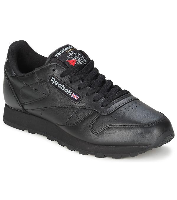 Xαμηλά Sneakers Reebok Classic CL LTHR Black Διαθέσιμο για γυναίκες. 35. 