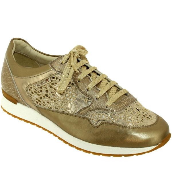 Xαμηλά Sneakers Mephisto Napolia Gold Διαθέσιμο για γυναίκες. 38 2/3,40 2/3. 