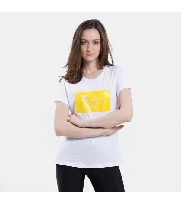Κάνε level up στο athleisure style σου μ' αυτό το T-shirt με την υπογραφή της BodyTalk. Είναι κατασκευασμένο από απαλό ύφασμα για ανάλαφρη αίσθηση. Διαθέτει στρογγυλή λαιμόκοψη, κοντά μανίκια και print που το ολοκληρώνει. Πληροφορίες • Σύνθεση: 50% βαμβάκι / 50% μοντάλ • Κανονική εφαρμογή • Στρογγυλή λαιμόκοψη • Κοντά μανίκια Extra Λεπτομέρειες • Λογότυπο BodyTalk • Χρώμα: Άσπρο