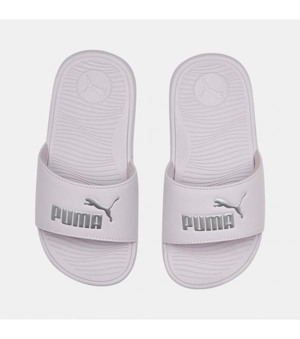 Αυτά τα παιδικά Puma Cool Cat 2.0 παιδικά slides, προσφέρουν εξαιρετική άνεση και ανάλαφρο πάτημα σε κάθε βήμα των μικρών μας φίλων. Είναι κατασκευασμένα από μαλακή σόλα από καουτσούκ που προσδίδει ενισχυμένη πρόσφυση. Ολοκληρώνονται με το Puma design. Πληροφορίες • Υλικό: 100% συνθετικό • Κανονική γραμμή • Εξωτερική σόλα από καουτσούκ για ενισχυμένη πρόσφυση και ανθεκτικότητα • Φαρδύ λουρί με επένδυση για βελτιωμένη άνεση Extra Λεπτομέρειες • Λογότυπο PUMA  • Χρώμα: Μωβ