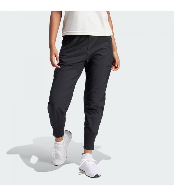 These woven pants from adidas move with you from morning Zen to a night out. Zip pockets offer you on-hand storage for essentials while ribbed cuffs keep hems in place, no matter your activity. AEROREADY provides outstanding moisture management, so let the day unfold however it may since these pants have you covered.By choosing recycled, adidas are able to reuse materials that have already been created, which helps to reduce waste. Renewable materials choices will help us to remove our reliance on finite resources. Our products made with a blend of recycled and renewable materials feature at least 70% total of these materials.Πληροφορίες• This model is 174 cm and wears a size 36. Their chest measures 76 cm and the waist 56 cm.• Contains a minimum of 70% recycled and renewable content• Regular fit• Elastic waist• 88% recycled polyester, 12% elastane doubleweave• Jersey lining• AEROREADY• Front zip pockets• Ribbed cuffs• Z.N.E. screenprinted graphic on back leg• Χρώμα: BlackΦροντίδα• Απαγορεύεται το λευκαντικό• Απαγορεύεται το στεγνό καθάρισμα• Στέγνωμα σε στεγνωτήριο σε χαμηλή θερμοκρασία• Μην χρησιμοποιείτε μαλακτικό• Χρησιμοποιήστε μόνο ήπιο απορρυπαντικό• Πλύσιμο από την ανάποδη με όμοια χρώματα• Απαγορεύεται το σιδέρωμα• Κρύο πλύσιμο στο πλυντήριο σε ήπιο πρόγραμμα για ευαίσθητα 