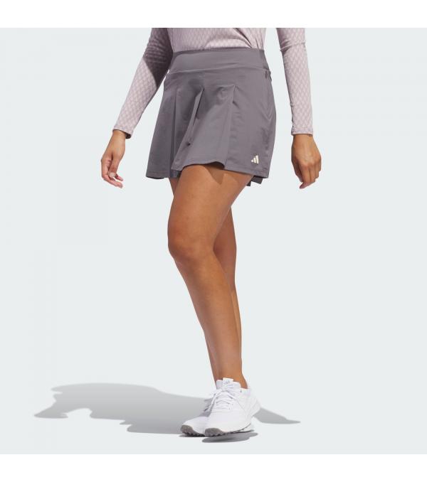 Δώσε τον καλύτερό σου εαυτό με αυτό το adidas skort για γκολφ. Η μέση από power mesh και ο σχεδιασμός με πιέτες κολακεύουν το σώμα σου και σου χαρίζουν άνεση και αθλητικό στυλ σε κάθε παιχνίδι. Το ελαστικό ύφασμα TWISTKNIT και το ενσωματωμένο σορτς σου προσφέρουν πλήρη ελευθερία κίνησης. Το skort υψηλών επιδόσεων σε βοηθά να συγκεντρώνεσαι στον στόχο σου χωρίς εμπόδια.Χρησιμοποιούμε ανακυκλωμένα υλικά και βοηθάμε στη μείωση των απορριμμάτων. Τα ανανεώσιμα υλικά βοηθούν επίσης να μειώσουμε τη χρήση μη ανανεώσιμων πόρων. Τα προϊόντα μας που κατασκευάζονται από ανακυκλωμένα και ανανεώσιμα υλικά, περιέχουν τουλάχιστον 70% του συνόλου αυτών των υλικών.Πληροφορίες• This model is 174 cm and wears a size S. Their chest measures 81 cm and the waist 69 cm.• Κανονική εφαρμογή• Power mesh μέση• 65% ανακυκλωμένος πολυεστέρας, 35% interlock πολυεστέρα• Ελαφρύ ελαστικό ύφασμα TWISTKNIT• Κρυφές πλαϊνές τσέπες με φερμουάρ και μία πίσω τσέπη• Ενσωματωμένο σορτς με πλαϊνή τσέπη• 38 εκ. μήκος• Χρώμα: ΚαφέΦροντίδα• Απαγορεύεται το λευκαντικό• Απαγορεύεται το στεγνό καθάρισμα• Απαγορεύεται η χρήση στεγνωτηρίου• Πλύσιμο με όμοια χρώματα• Μην χρησιμοποιείτε μαλακτικό• Πλύσιμο με κλειστά φερμουάρ• Βγάλτε το από το πλυντήριο αμέσως μετά το πλύσιμο• Σιδέρωμα σε χαμηλή θερμοκρασία• Χλιαρό πλύσιμο στο πλυντήριο 
