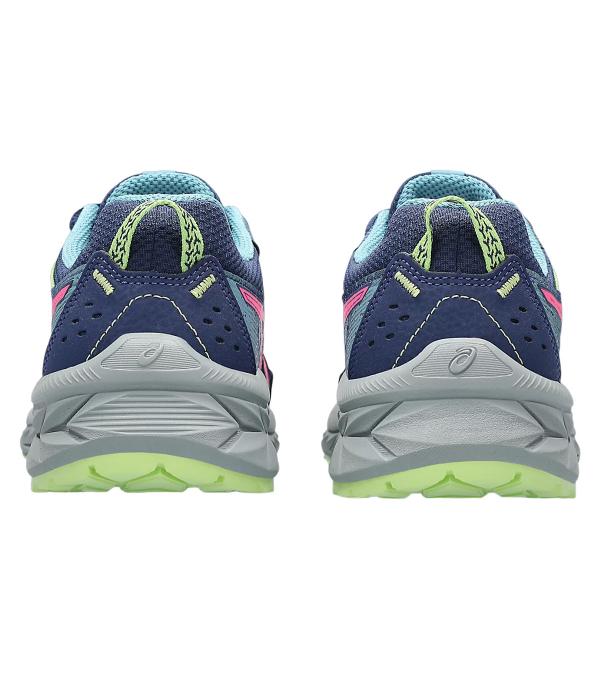 The Gel-Venture 9 GS (Grade School) shoe is designed to provide good cushioning for active feet. Meanwhile, the outsole features an advanced traction pattern that's versatile for various surfaces.