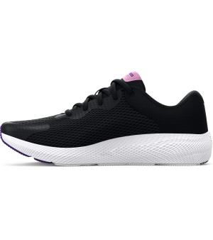Under Armour Girl's Grade School Charged Pursuit 2 Big Logo Running Shoes