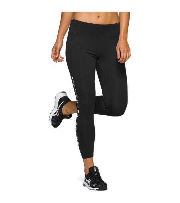 The Asics Katakana Crop Women's Tights is designed with a high-waist in a sleek jersey fabric and offers a back pocket for storing smaller essentials. Additionally, these tights are contrasted with reflective Asics branding and Japanese symbols for enhanced visibility in low-light conditions.