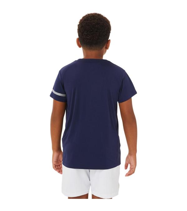 The Asics Boy's Tennis T-Shirt is a comfortable T-shirt suitable for your workouts.