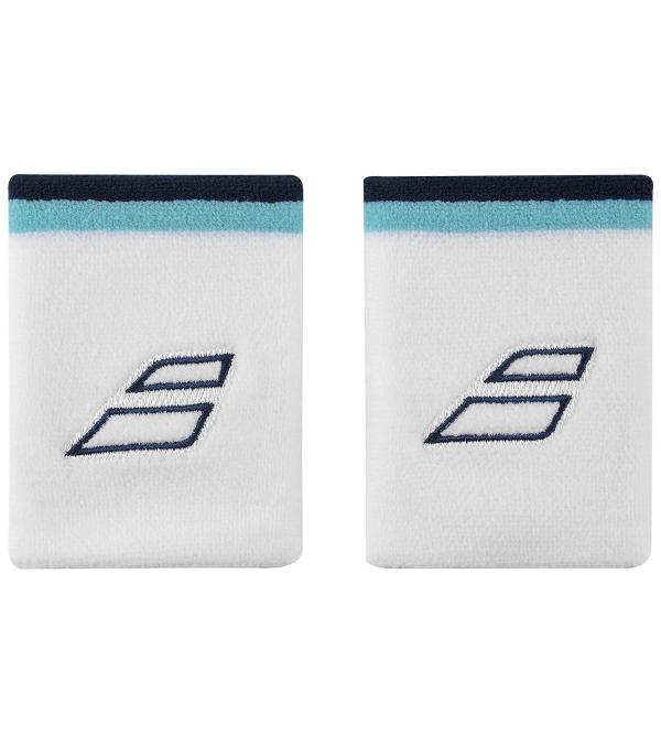 Soft medium-sized wristbands made of terry to make them extra-soft and comfortable. The Babolat logo is nicely embroidered on the front.