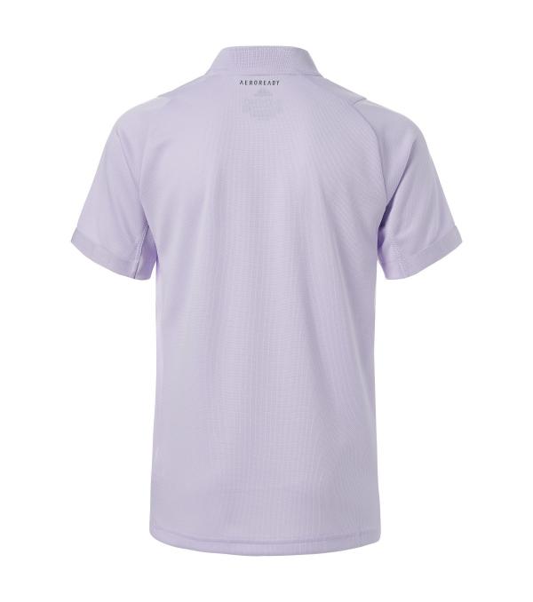 This adidas Heat Ready Henley tennis polo delivers plenty of tennis style. The henley features a three-button placket, inner neck taping, ribbed mock collar, performance mesh fabric construction, and a raised adidas logo at left chest.