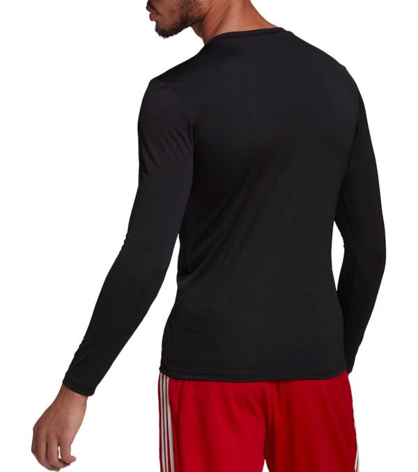 The adidas Team Base Men's Long-Sleeve Top will be the first layer of clothing under a soccer jersey during training. With a V-neck. Aeroready technology absorbs excess moisture and retains heat.