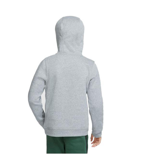 Nike Sportswear Club Big Kids' Hoodie is made with warm fleece that is brushed on the inside so it feels extra soft.