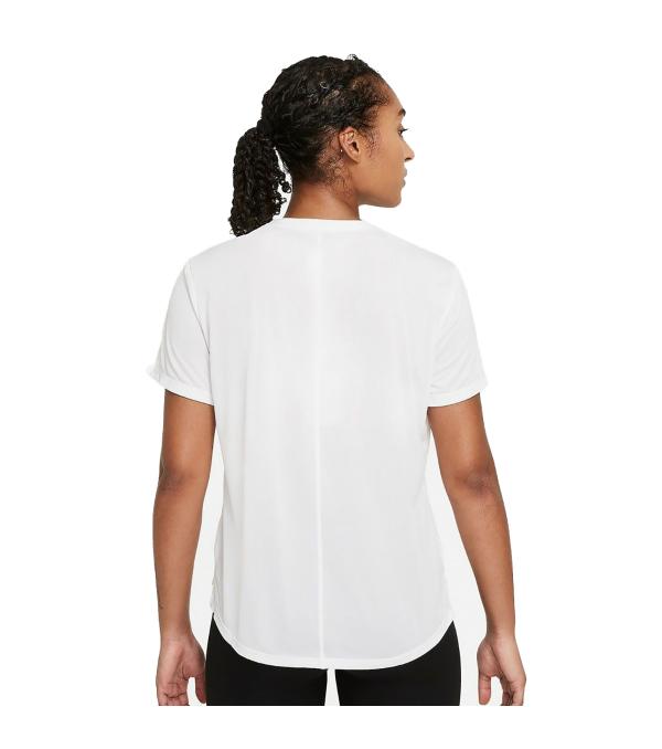 The Nike Dri-FIT One Top is our most versatile shirt, designed for all the ways you work out—from the machines to the mat to the miles. Soft, smooth fabric (made of 100% recycled polyester fibers) comes in a breathable silhouette to keep you cool and dry.