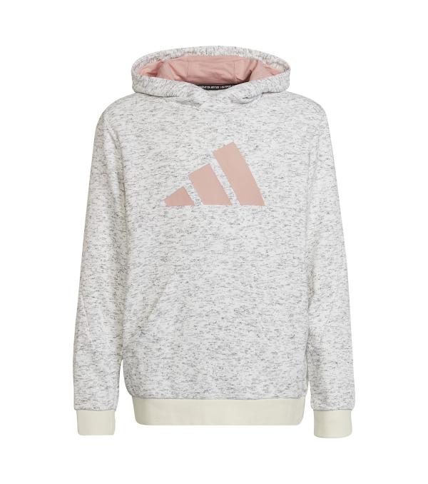 Sporty. Comfy. Is there anything better? Slip on this juniors' adidas hoodie and get ready to relax. The soft French terry fabric and casual loose fit make it easy. For an extra dose of cosy, pull on the fully lined hood. Relaxation mode achieved.