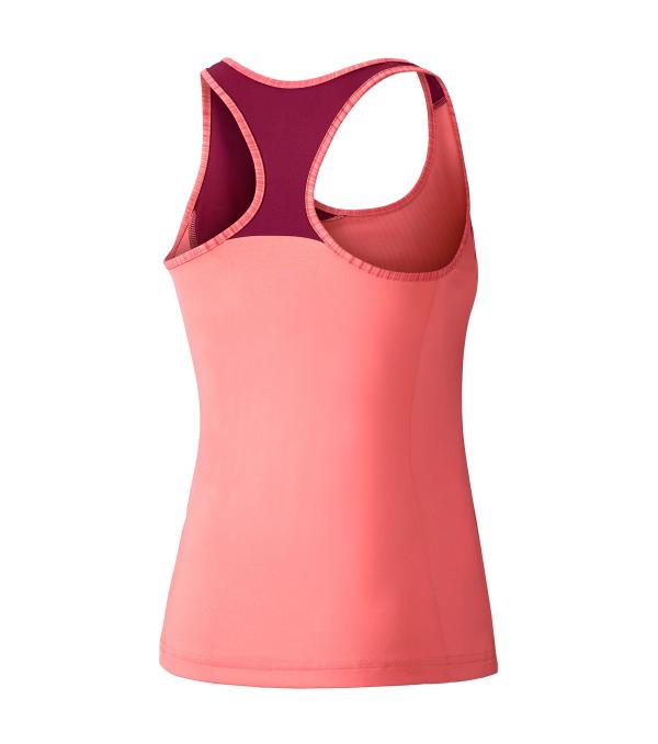 Mizuno Amplify Women's tennis Tank consists of a lightweight stretchable performance material for better freedom of movement and features a racerback Tank silhouette for performance.