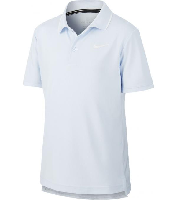 Η μπλούζα τένις NikeCourt Dri-FIT Tennis polo για αγόρια έχει κλασική γραμμή και ύφασμα με τεχνολογία απομάκρυνσης του ιδρώτα, για στεγνή και άνετη αίσθηση στο γήπεδο.