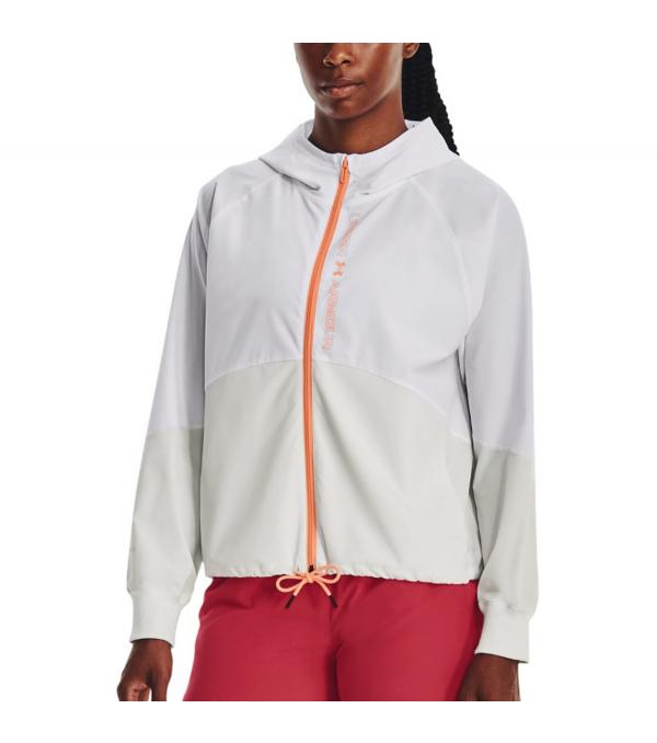 The ultimate windbreaker for athletes—it's light and airy so you can move, blocks the wind, and water rolls right off.
