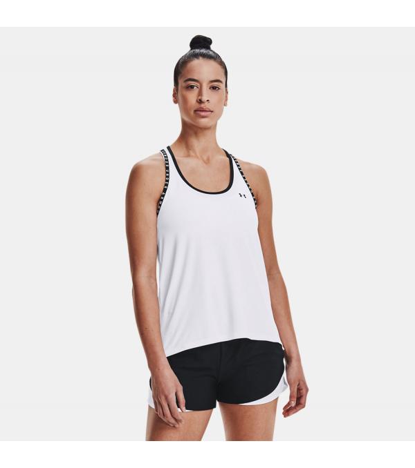 ΑΜΑΝΙΚΗ ΜΠΛΟΥΖΑ ΠΡΟΠΟΝΗΣΗΣ. Γυναικεία ελαφρυά τεχνική αμάνικη μπλούζα Under Armour Knockout Tank Top White (1351596-100) ιδανική για κάθε μορφής προπόνηση. • Χαλαρή εφαρμογή για άνεση • Απίστευτα απαλό, διαπνέον ύφασμα • Κατασκευή τεντώματος τεσσάρων κατευθύνσεων για ευελιξία σε κάθε σου κίνηση • Ύφασμα που απομακρύνει τον ιδρώτα από το σώμα σας και στεγνώνει πραγματικά γρήγορα • Anti-microbial technology που εμποδίζει τη δημιουργία βακτηριδίων και αντιμετωπίζει αποτελεσματικά τις κακοσμίες. • Σύνθεση 90% Polyester/10% Elastane • Κωδικός προϊόντος : 1351596-100