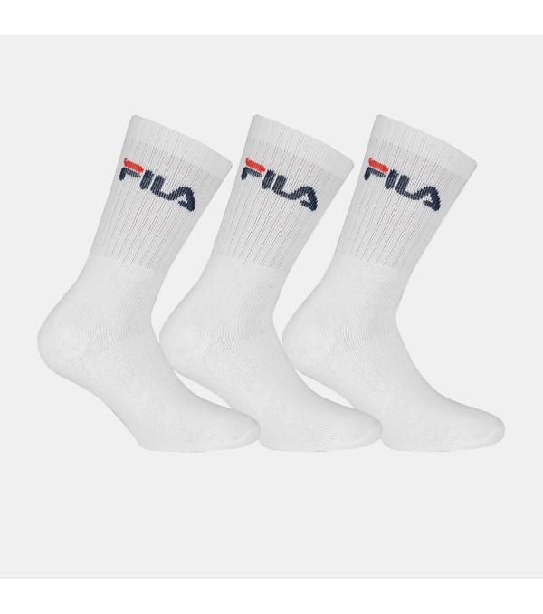 ΚΑΛΤΣΕΣ ΜΕ ΜΟΝΑΔΙΚΟ ΣΤΥΛ FILA. Ταίριαξε τις κλασικές κάλτσες Fila Unisex Tennis Socks White (F9505-300) με τα αγαπημένα σου sneakers για μοναδικά outfits. • Kανονική εφαρμογή και ελαστικότητα • Σύνθεση: 70% βαμβάκι / 29% Πολυεστέρας / 1% Ελαστάνη • Συσκευασία με 3 ζευγάρια • Κωδικός προϊόντος : F9505-300