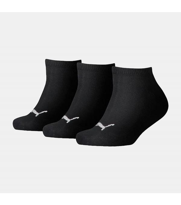 ΑΝΕΤΑ ΠΑΙΔΙΚΑ ΚΑΛΤΣΑΚΙΑ. Τα παιδικά καλτσάκια (σοσόνια) Puma Kids Invisible 3P Socks Black (194010001-200) είναι κατασκευασμένα από ελαφρύ βαμβάκι και διαθέτουν λωρίδα δυναμικής ενίσχυσης στην καμάρα για βέλτιστη υποστηριξη και εφαρμογή. Χαρακτηριστικά: • Τρία ζεύγη στη συσκευασία. • Ελαφριά ύφανση. • Άνετο τμήμα στα δάκτυλα. • Λογότυπο Puma στο μπροστινό μέρος • 73% βαμβάκι / 22% πολυεστέρας / 3% πολυαμίδη / 2% ελαστάνη • Κωδικός προϊόντος : 194010001-200