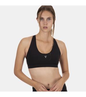 MAGNETIC NORTH SUPPORT SPORTS BRA ΜΑΥΡΟ