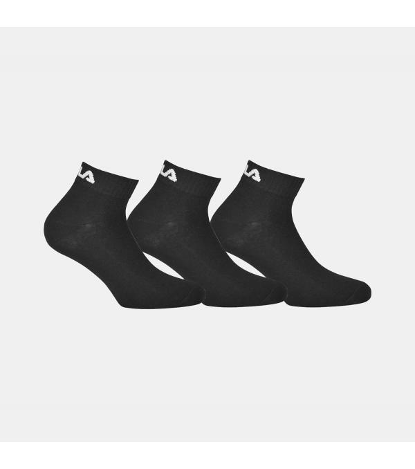 ΧΑΜΗΛΕΣ ΚΑΛΤΣΕΣ ΜΕ ΜΟΝΑΔΙΚΟ ΣΤΥΛ FILA. Κοντές κάλτσες (σοσόνια) Fila Socks 3-Pack Black (F9300-200), ιδανικές για κάθε σου δραστηριότητα. • Kανονική εφαρμογή και ελαστικότητα • Σύνθεση: 75% βαμβάκι / 23% Πολυεστέρας / 2% Ελαστάνη • Συσκευασία με 3 ζευγάρια • Κωδικός προϊόντος : F9300-200 Half-length socks with a very beautiful shape and nice weave are a choice for every hour of the day. These shocks are useful for athletes but also for people who want to feel comfortable and beautiful all day, regardless of age. This composition of cotton, polyester and elastane material keeps your feet warm or cool depending on the season. They are suitable for school, tutoring, work, employment in an outdoor environment. Having cotton as the first and basic material helps your feet to feel beautiful and comfortable, absorbing moisture, due to the elastane they are elastic and durable. Every package contains 3 pairs of socks.