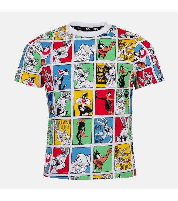 ΠΑΙΔΙΚΟ ΚΟΝΤΟΜΑΝΙΚΟ ΜΠΛΟΥΖΑΚΙ ME LOONEY TUNES ΕΜΠΝΕΥΣΗ! Ανετο παιδικό κοντομάνικο μπλουζάκι Fila Looney Tunes Lauta T-Shirt (FAK0041-13016) για κάθε δραστηριότητα, με τύπωμα με τα αγαπημένα Looney Tunes.