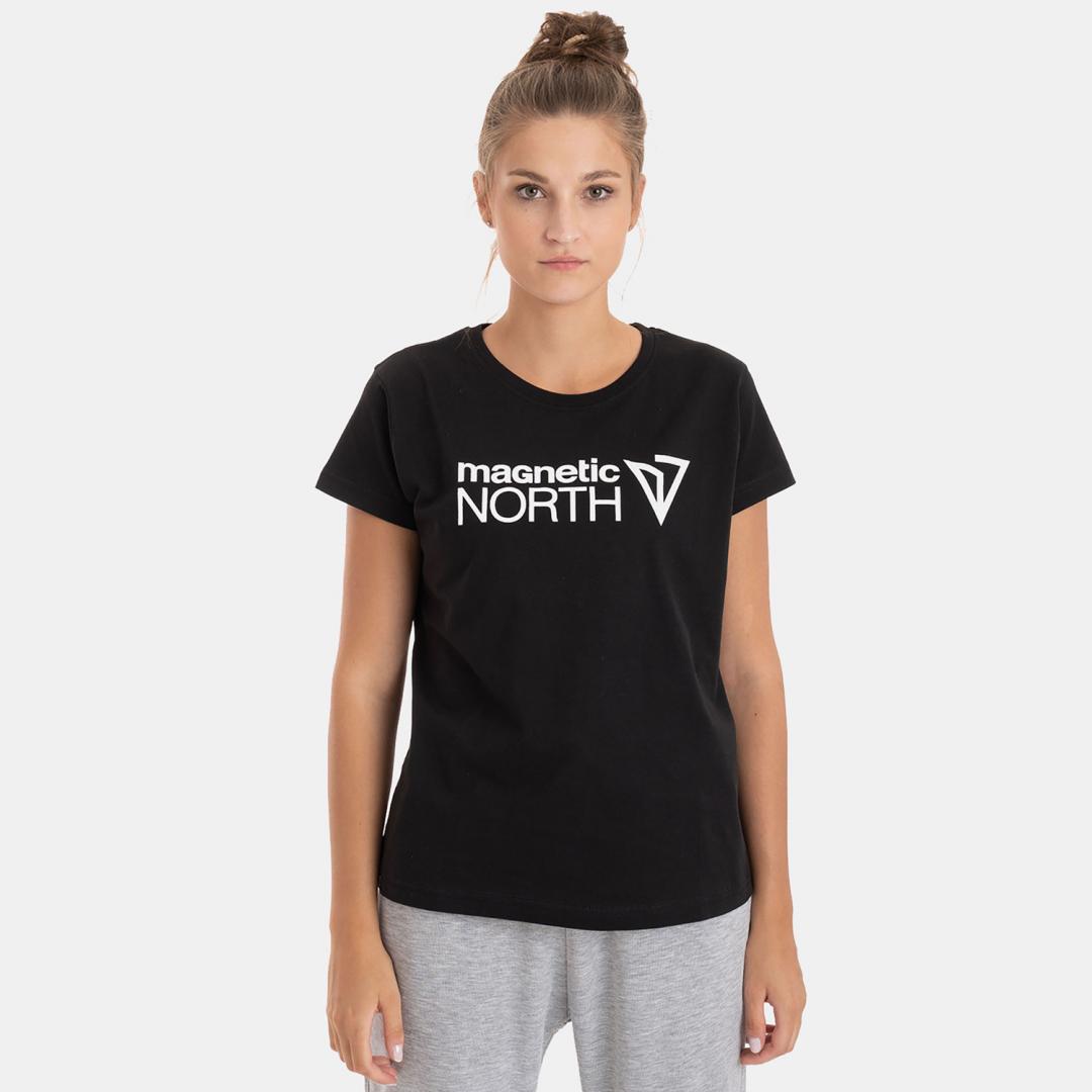 MAGNETIC NORTH GRAPHIC T-SHIRT ΜΑΥΡΟ