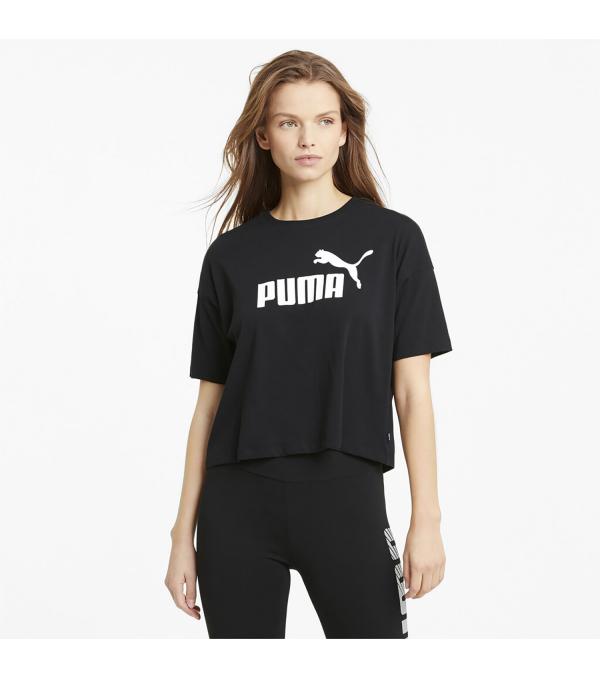 ΑΝΕΤΟ KONTO T-SHIRT ΓΙΑ ΚΑΘΕ ΜΕΡΑ. Το γυναικείο κοντομάνικο μπλουζάκι Puma Essentials Logo Cropped T-Shirt Black (586866-01) είναι αυτό που ψάχνεις για τις καθημερινές sporty style εμφανίσεις σου. • Χαλαρή εφαρμογή • Στρογγυλή λαιμόκοψη • PUMA No.1 λογότυπο στο στήθος • Rib: 80% cotton, 20% polyester - Shell: 100% cotton • Κωδικός προϊόντος : 586866-01 For a simple, contemporary look, you can't get better than this pure cotton Essentials tee, with a stylish cropped cut, casual dropped shoulders and iconic PUMA branding across the chest.