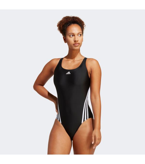 ΟΛΟΣΩΜΟ ΜΑΓΙΟ ΜΕ ADIDAS ΣΤΥΛ ΚΑΙ ΑΝΑΚΥΚΛΩΜΕΝΑ ΥΛΙΚΑ. Περιμένεις πώς και πώς να πας στην πισίνα. Το ολόσωμο μαγιό, adidas 3-Stripes Swimsuit Black (IB5986), είναι έτοιμο να σε ακολουθήσει σε κάθε σου περιπέτεια στο νερό. Οι τρεις χαρακτηριστικές ρίγες της adidas στα πλαϊνά δείχνουν την αγάπη σου για το brand. Και επειδή θα θες να το φοράς ξανά και ξανά, το ανακυκλωμένο ανθεκτικό στο χλώριο ύφασμα εξασφαλίζει άνεση σε κάθε σου περιπέτεια. • Στενή γραμμή • Στρογγυλή λαιμόκοψη • 78% ανακυκλωμένο νάιλον, 22% tricot ελαστάνης • Επένδυση στον καβάλο • Ύφασμα Infinitex Fitness Eco ανθεκτικό στο χλώριο • Μεγάλο άνοιγμα στην πλάτη σε σχήμα Η • Χρώμα προϊόντος: Black / White • Κωδικός προϊόντος: IB5986