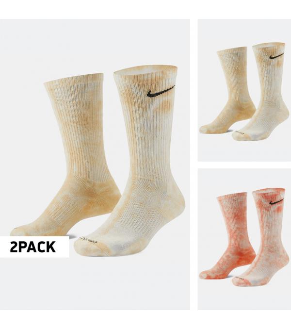 Ο απόλυτος συνδυασμός τις άνεσης και του στυλ. Αυτές οι Nike κάλτσες διαθέτουν τεχνολογία Dri-Fit και είναι κατασκευασμένες από απαλό υλικό για άνεση. Είτε θες να ολοκληρώσεις to fashion look σου με αυτές τις Tie-Dye Nike κάλτσες είτε να τις βάλεις στην προπόνηση σου είναι ιδανικές.         Πληροφορίες • Σύνθεση: 67% βαμβάκι / 30% πολυεστέρας / 2% νάιλον /1% Spandex • Dri-Fit τεχνολογία • Απαλό υλικό           Extra Λεπτομέρειες • Tie-Dye σχέδιο • Πακέτο 2 τεμαχίων • Χρώμα: Πορτοκαλί/ Ροζ