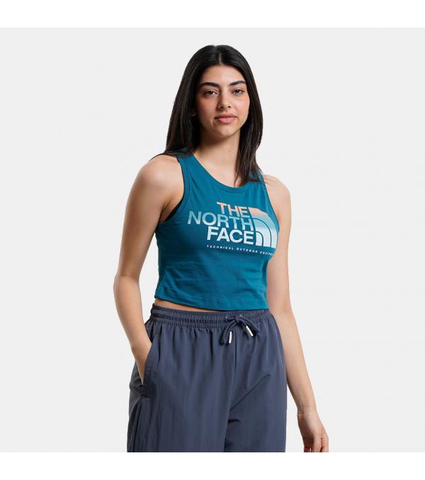 Μπορείς να κάνεις την πεζοπορία σου με στυλ με αυτό το εμπνευσμένο από το βουνό t-shirt της The North Face. Με έντονα γραφικά αυτό το t-shirt δεν είναι μόνο μοντέρνο αλλά και ιδανικό για κάθε υπαίθρια περιπέτεια. Ο σχεδιασμός tank top εξασφαλίζει μέγιστη άνεση. Πληροφορίες • Σύνθεση: 100% βαμβάκι • Κανονική εφαρμογή • Αμάνικο Extra Λεπτομέρειες • Λογότυπο TNF στο στήθος • Χρώμα: Μπλε κοραλί